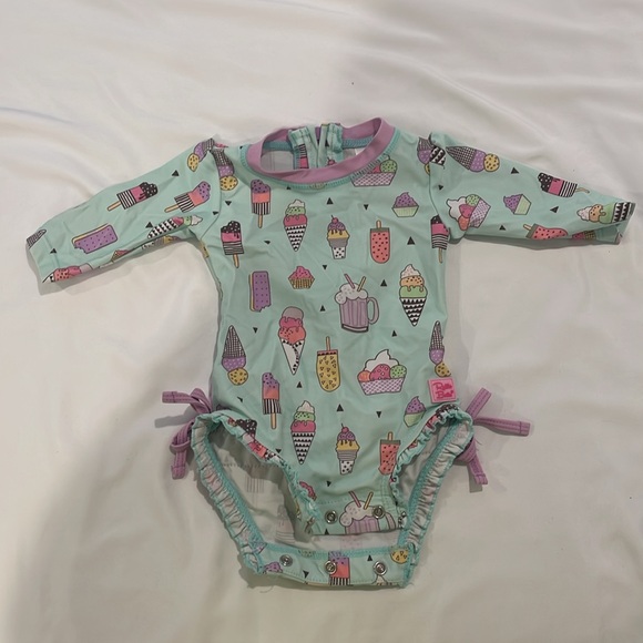 EUC Bundle of 6 Ruffle Butts Swimsuits 0-3M - Picture 12 of 13